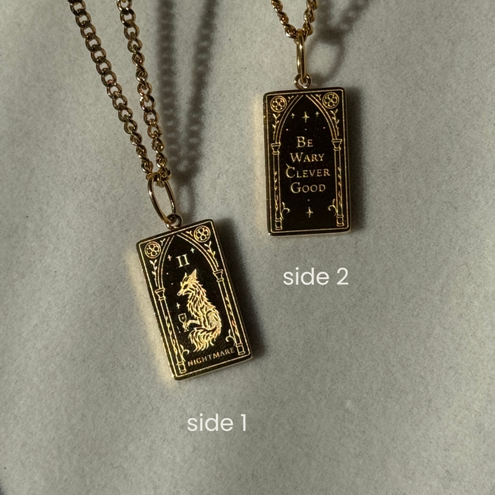 Nightmare Tarot Necklace