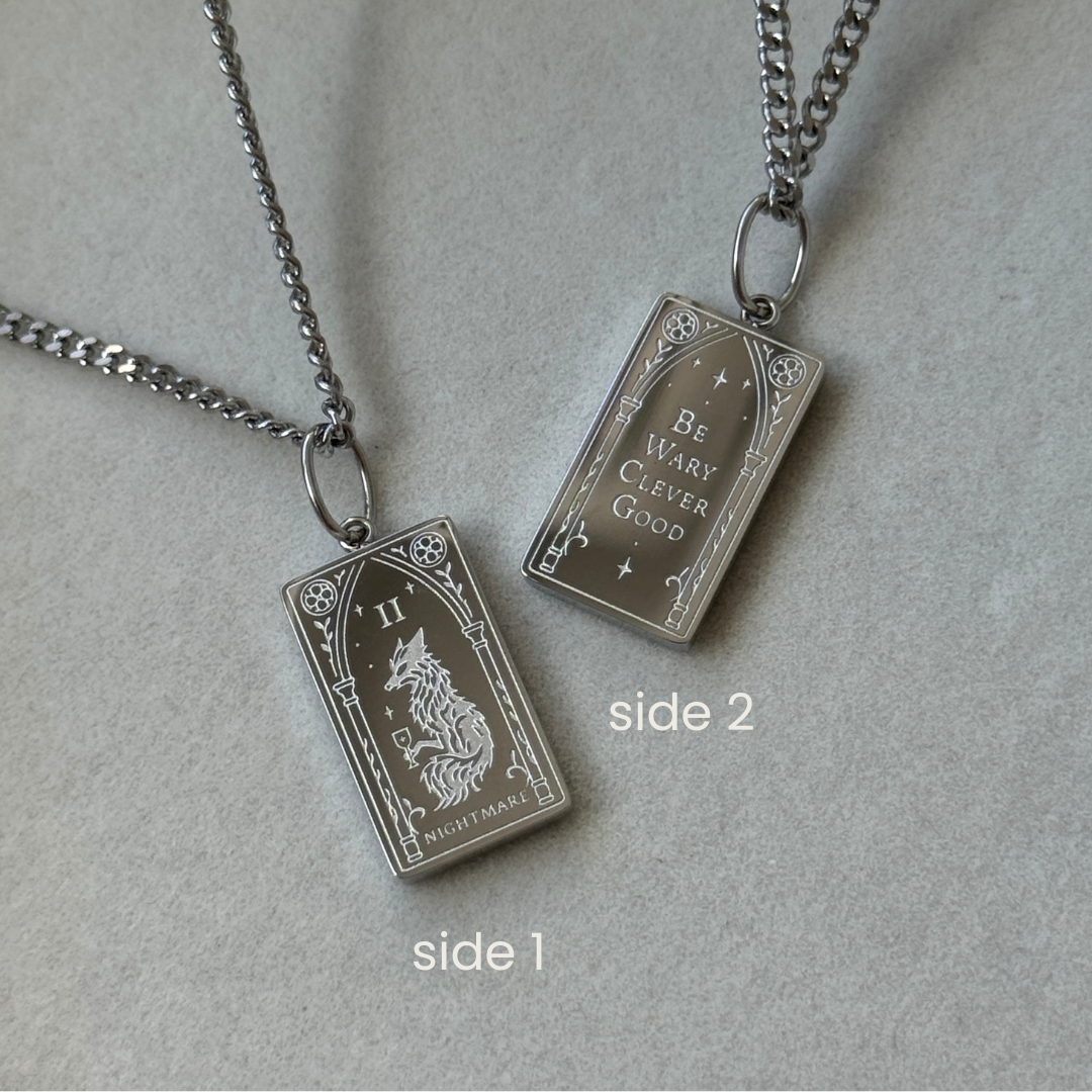 Nightmare Tarot Necklace