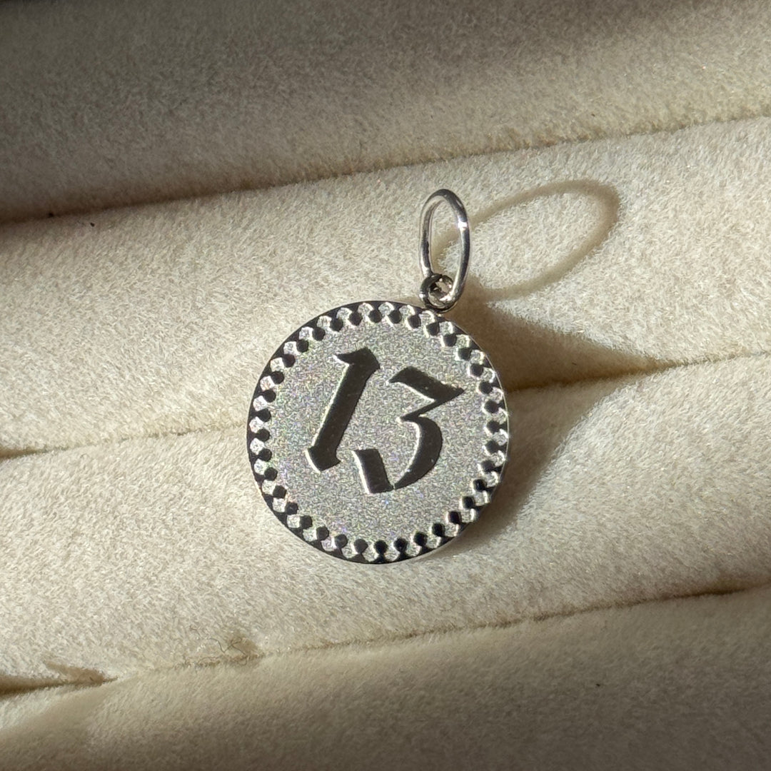 Unlucky Thirteen Coin Charm (HALLOWEEN SPECIAL)