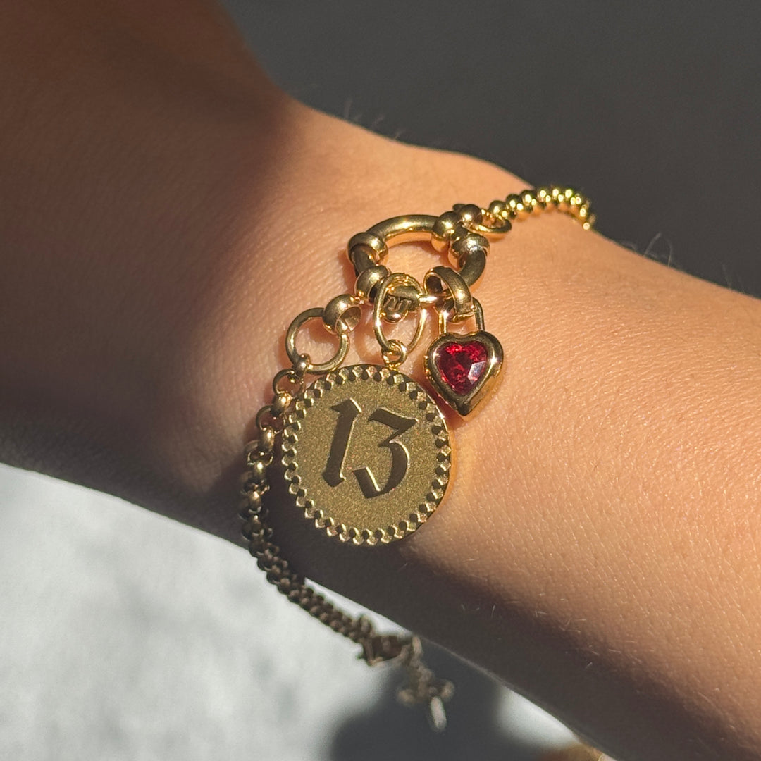 Unlucky Thirteen Coin Charm (HALLOWEEN SPECIAL)