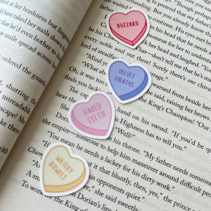 Fae Candy Heart Stickers