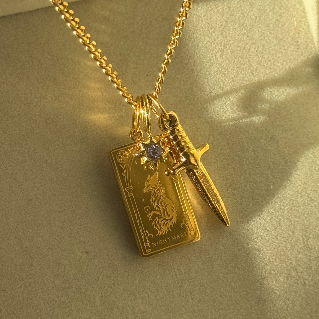 Nightmare Tarot Necklace